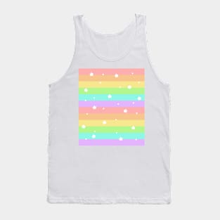 Rainbows and Stars Pattern Tank Top